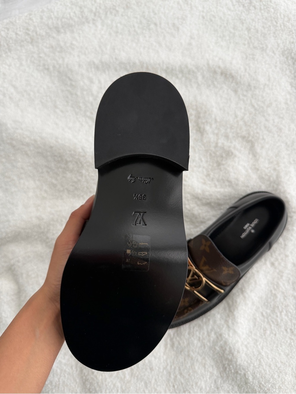 Louis Vuitton Women’s Brown Monogram Leather Academy - Picture 3 of 6